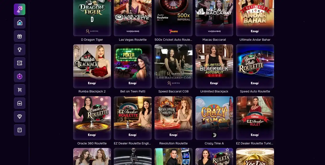 Официальный сайт казино Он Икс — интерфейс платформы